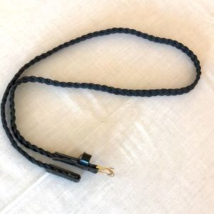 Medium Black Braided Belt
